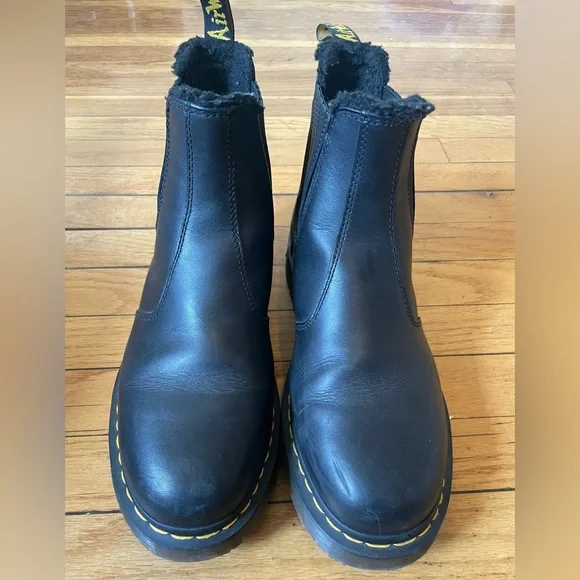 Dr. Martins 2976 fur lined Chelsea boot M11 W12 - Picture 6 of 6